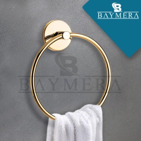 Baymera Damla Gold Yuvarlak Havluluk 